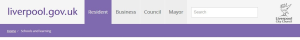 Main section tabs