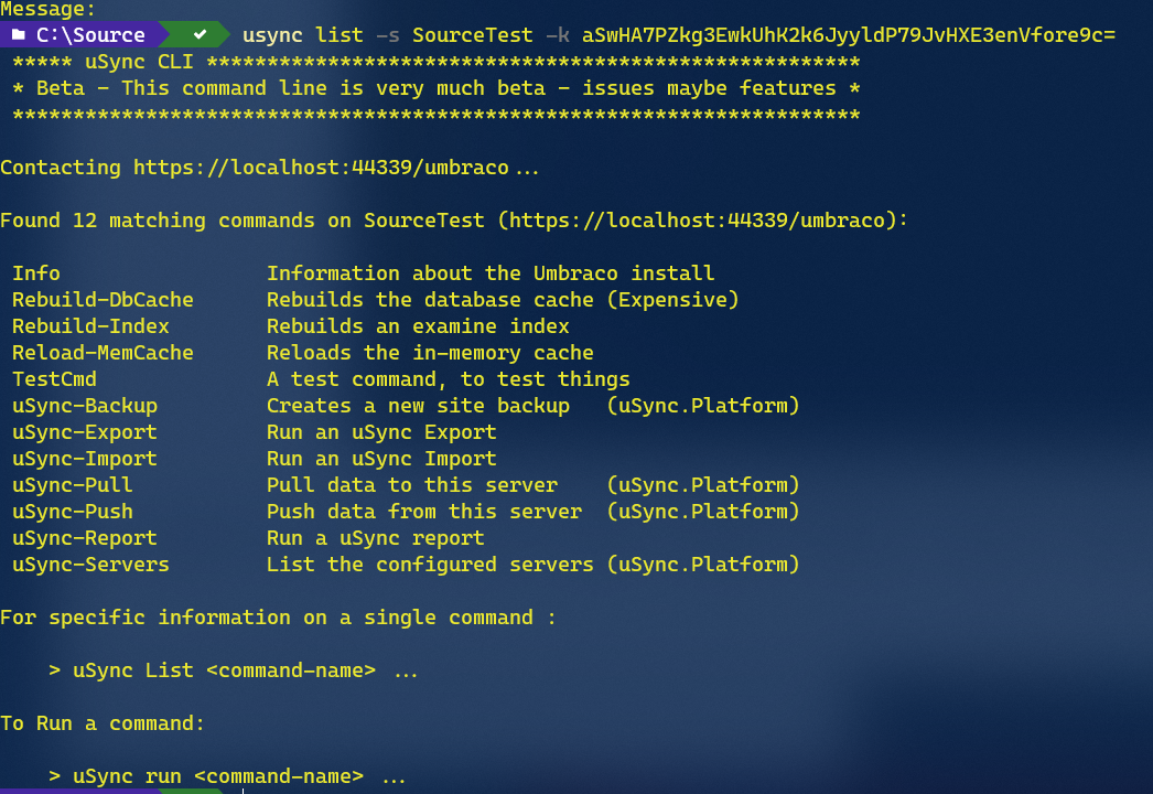 Command Line
